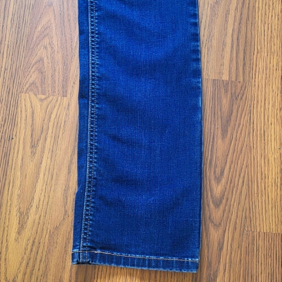 Santana Womens Blue Denim Jeans Size 10 Medium Wash Mid Rise - Picture 9 of 13